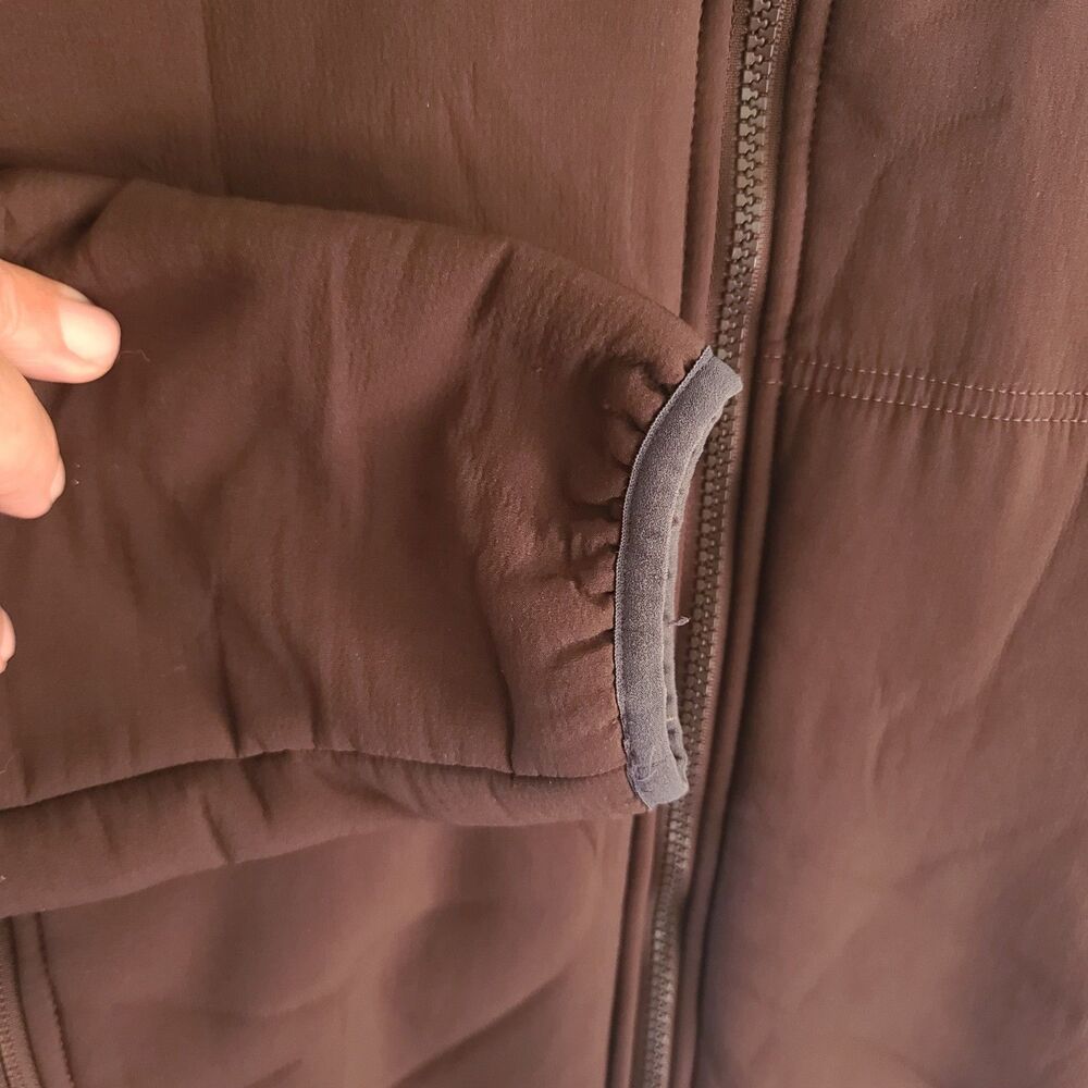 The North Face Summit Series Polartec Brown Teal Soft Shell Jacket Women’s Sz LG - Picture 5 of 16